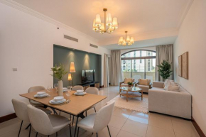 Elegant 1BDR apartment in Palm Jumeirah view I Golden Mile